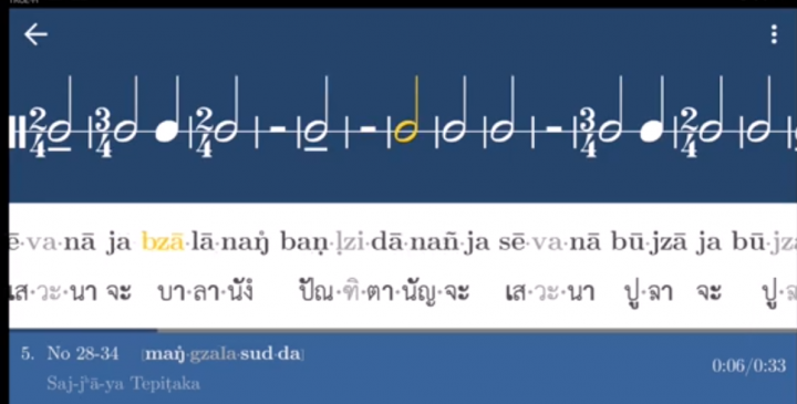 Mangalasutta – Pinyin/Thai